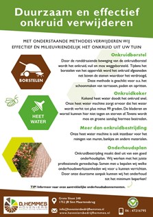 Flyer onkruidbestrijding Hemmes2